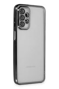 Mey İthalat® Samsung Galaxy A23 4G Kılıf Lensli Silikon - Siyah
