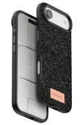 Mey İthalat® iPhone 17 Air Bright Simli Kapak - Siyah