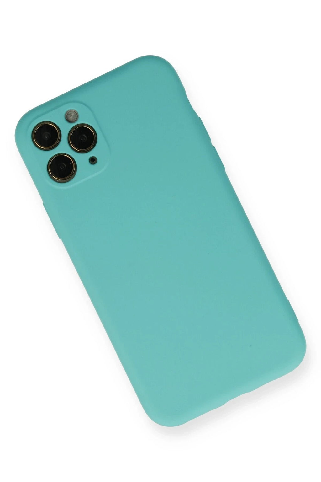 Mey İthalat® iPhone 11 Pro Kılıf Nano içi Kadife Silikon - Turkuaz