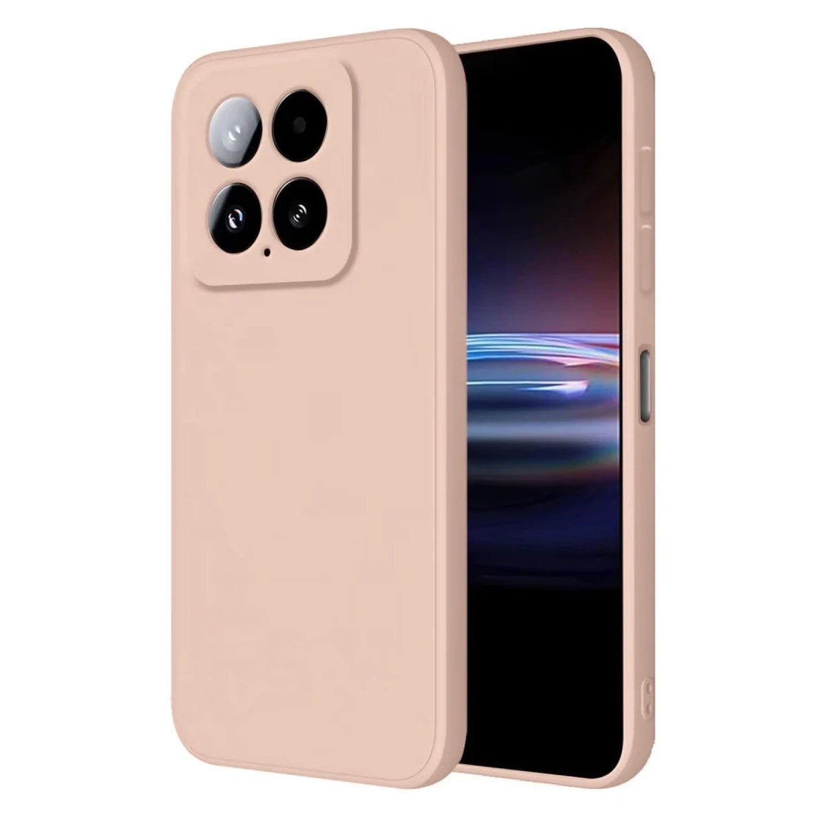 Mey İthalat® Mi 14T Pro Kılıf Nano içi Kadife Silikon - Pudra