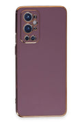 Mey İthalat® One Plus 9 Pro Kılıf Volet Silikon - Mor
