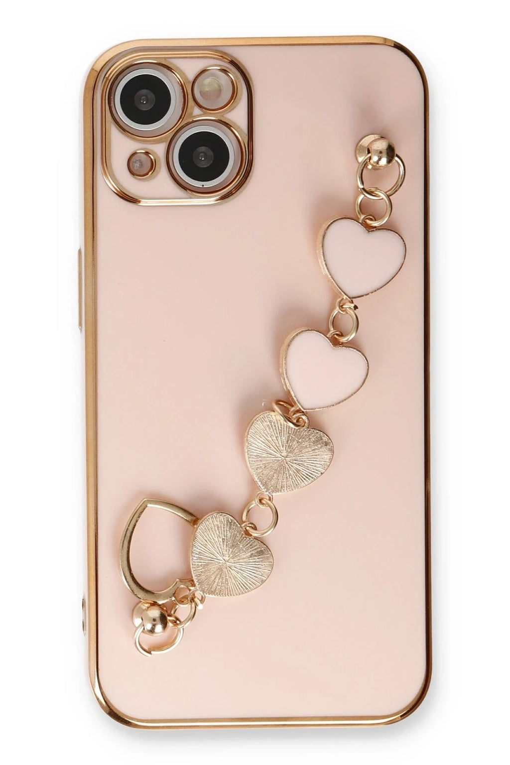 Mey İthalat® iPhone 14 Plus Kılıf Esila Silikon - Pudra