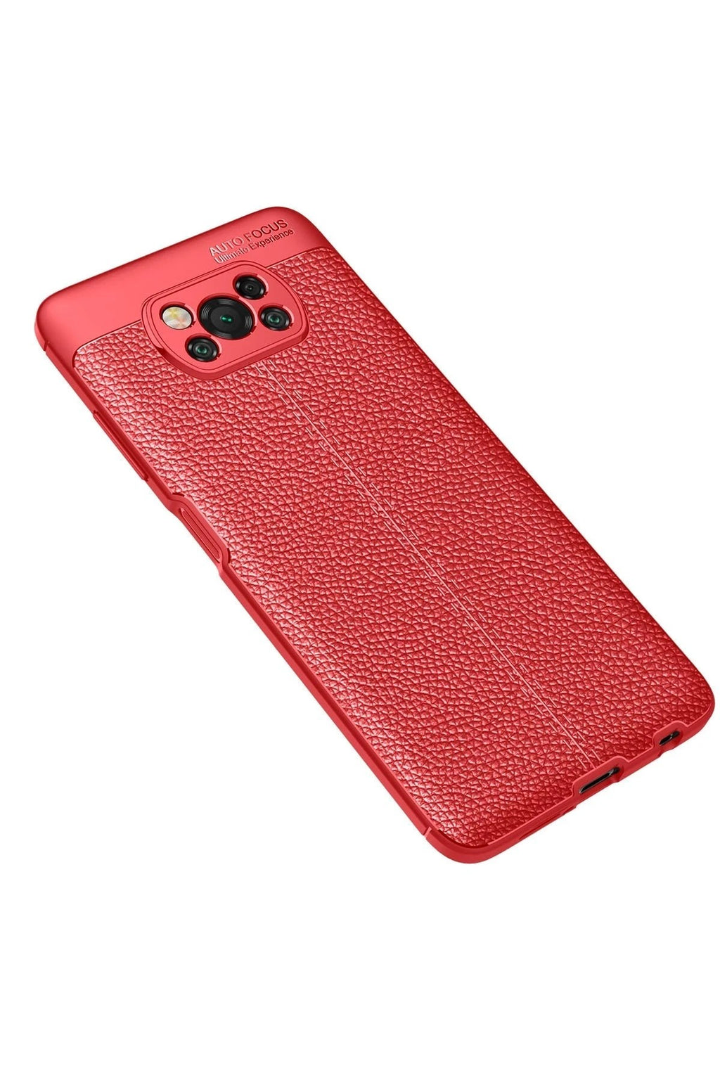 Mey İthalat® Pocophone X3 Kılıf Auto Focus Kapak - Kırmızı