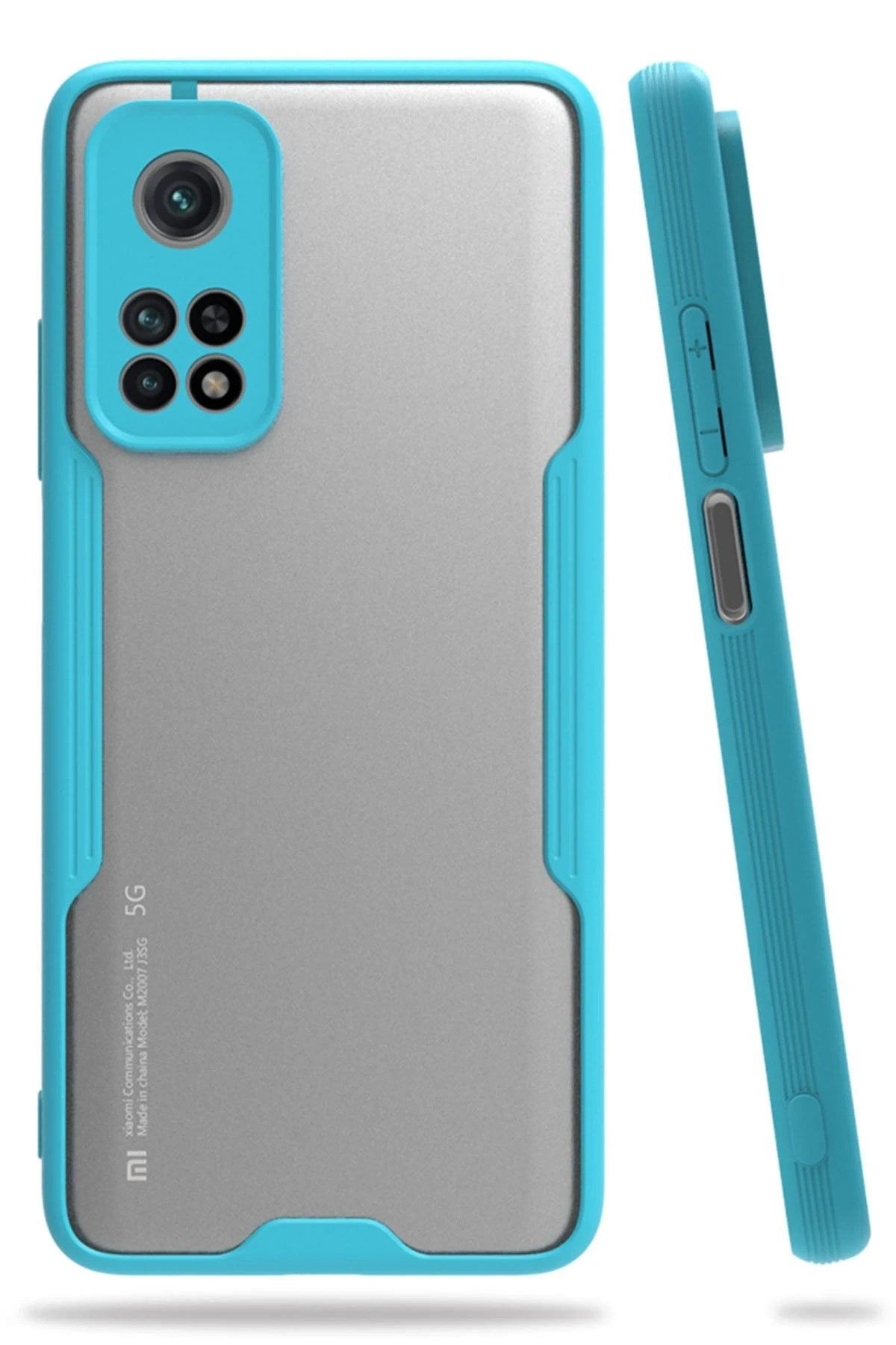 Mey İthalat® Mi 10T Pro Kılıf Platin Silikon - Mavi