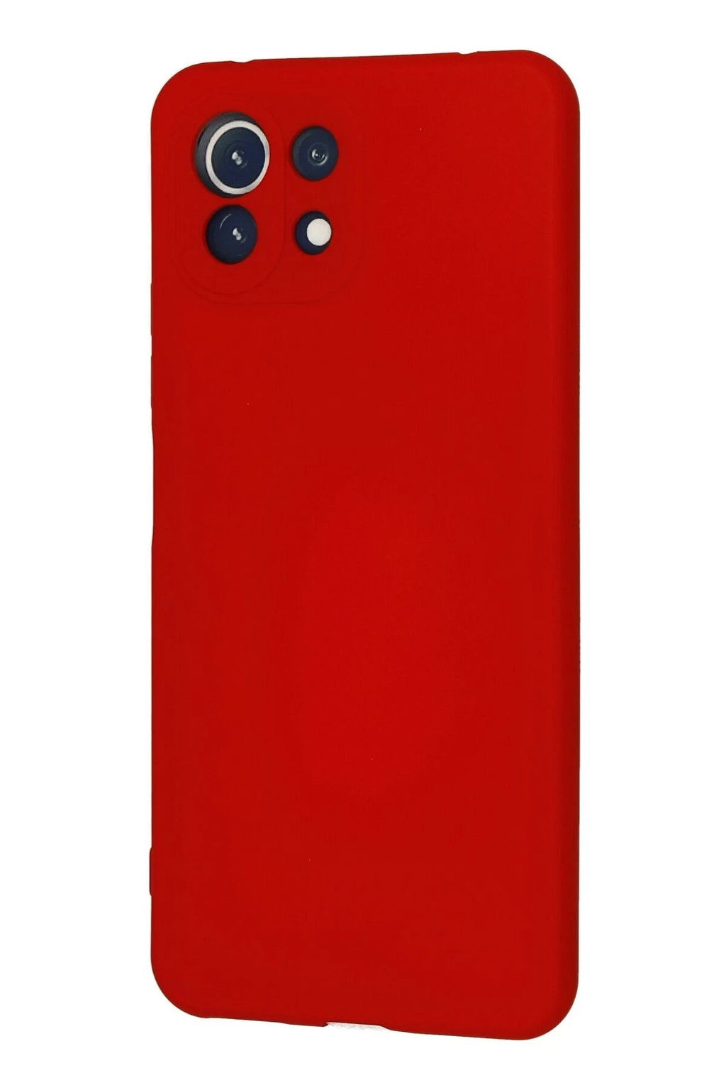 Mey İthalat® Mİ 11 Lite Kılıf Nano içi Kadife Silikon - Kırmızı