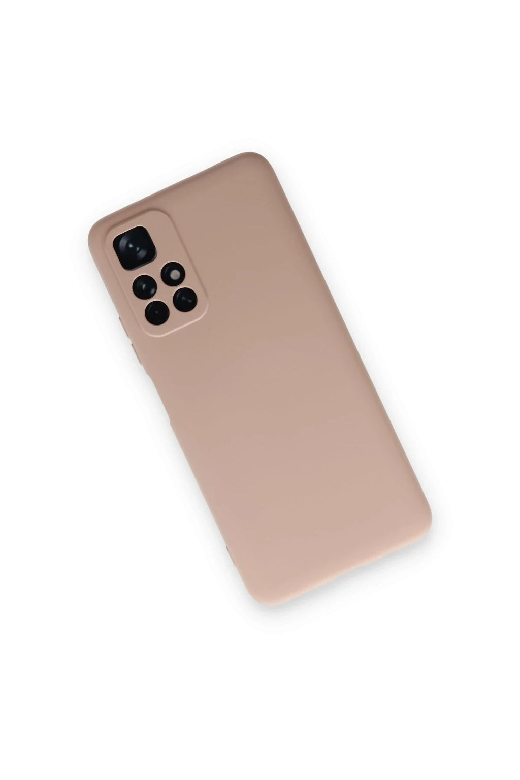 Mey İthalat® Redmi Note 11T Kılıf Nano içi Kadife Silikon - Pudra
