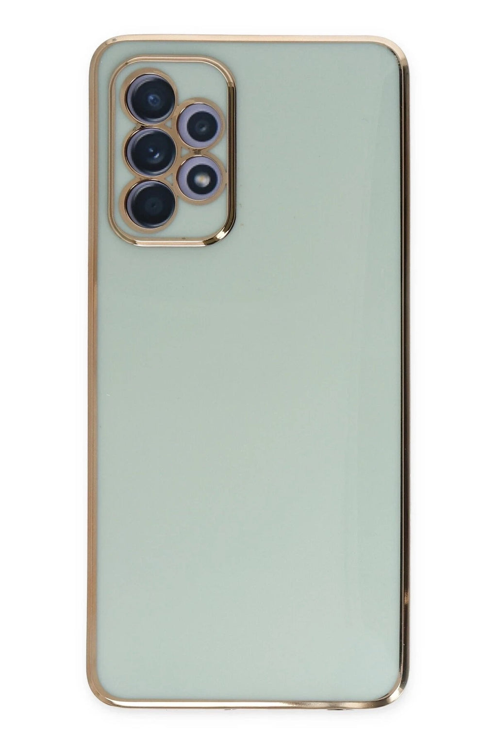 Mey İthalat® Samsung Galaxy A52 Kılıf Volet Silikon - Açık Yeşil