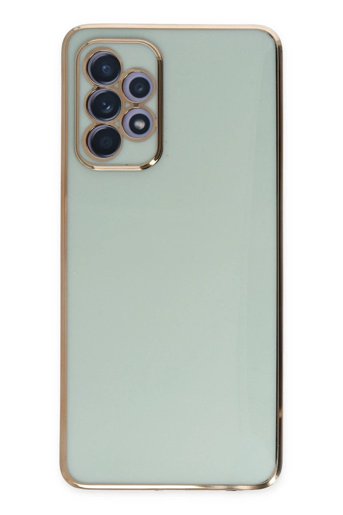 Mey İthalat® Samsung Galaxy A52 Kılıf Volet Silikon - Açık Yeşil