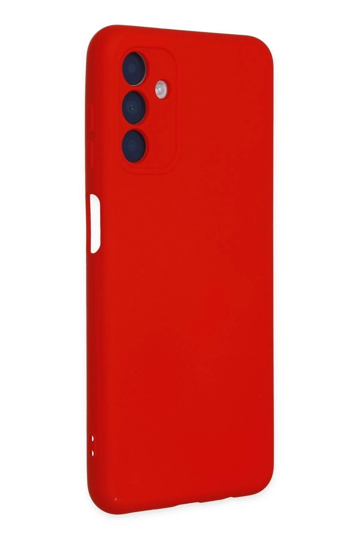 Mey İthalat® Samsung Galaxy A04S Kılıf Nano içi Kadife Silikon - Kırmızı
