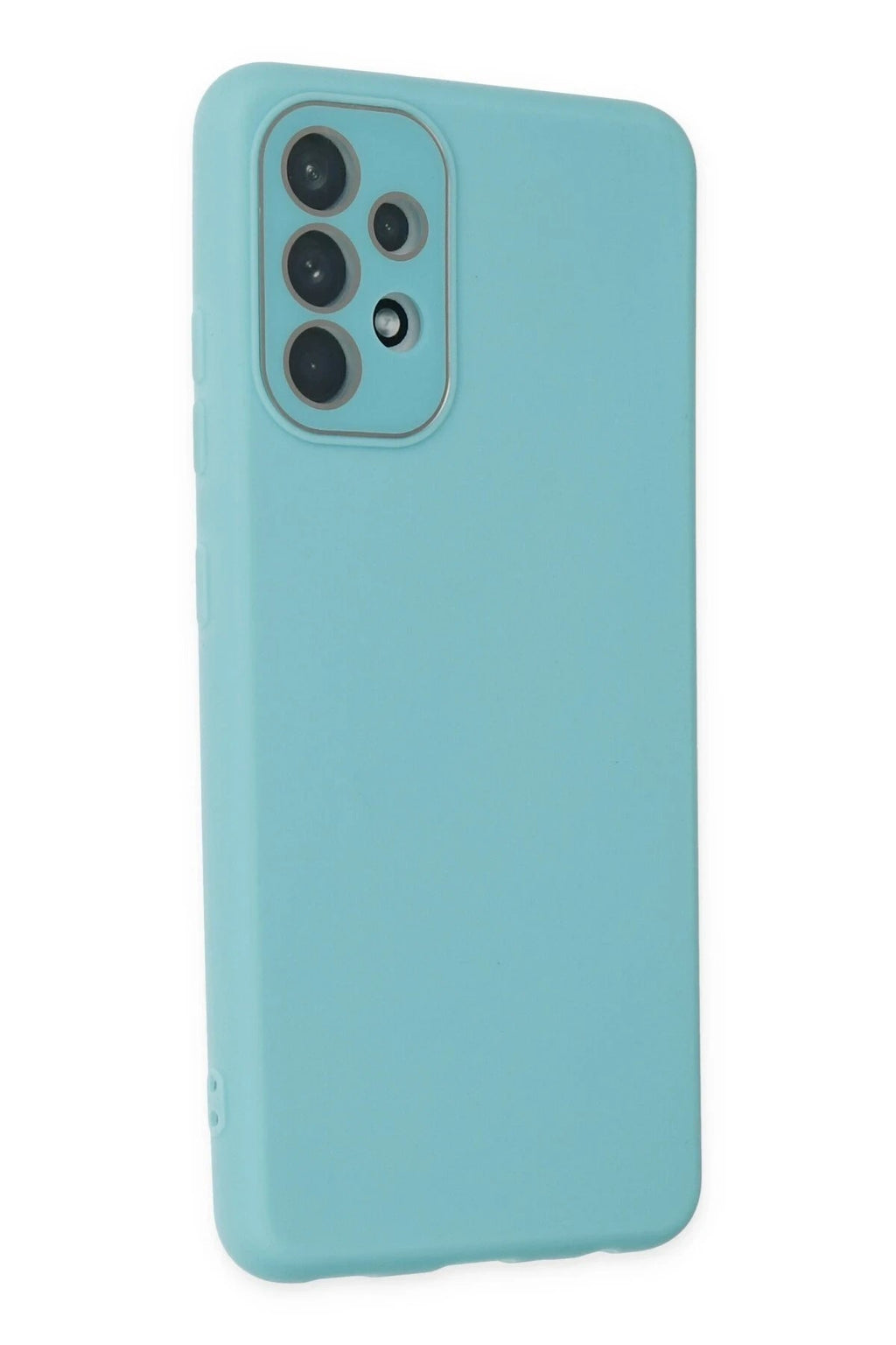 Mey İthalat® Samsung Galaxy A33 5G Kılıf Lansman Glass Kapak - Turkuaz