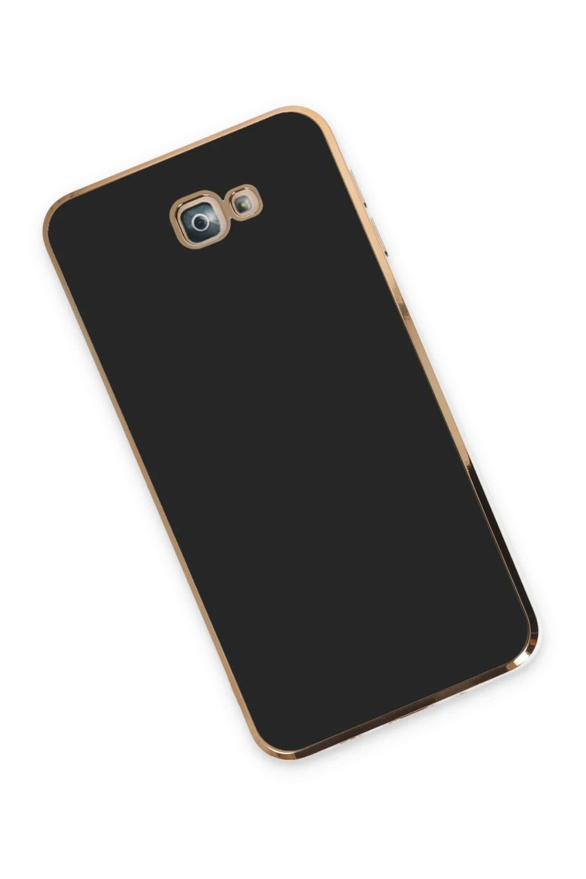 Mey İthalat® Samsung Galaxy J7 Prime Kılıf Volet Silikon - Siyah