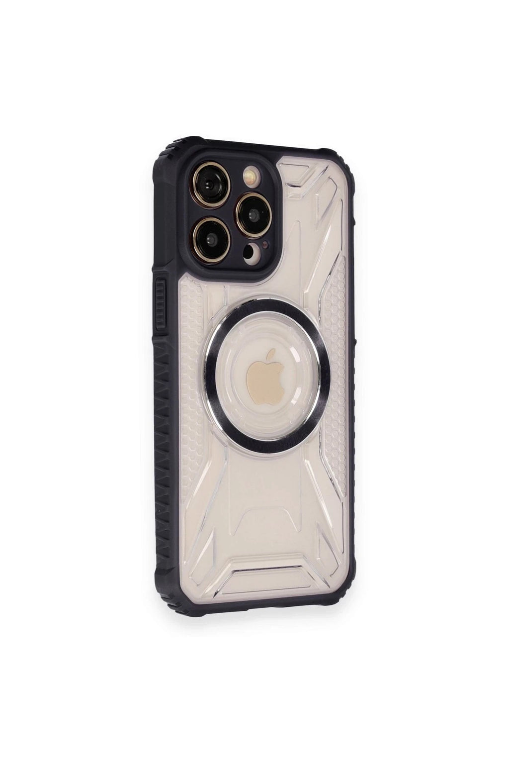 Mey İthalat® iPhone 12 Pro Max Kılıf Prag Magneticsafe Kapak - Siyah