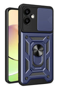 Mey İthalat® Samsung Galaxy A07 4G Pars Lens Yüzüklü Silikon - Lacivert