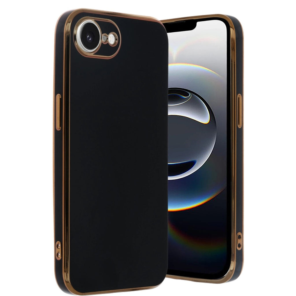 Mey İthalat® iPhone 16E Kılıf Volet Silikon - Siyah