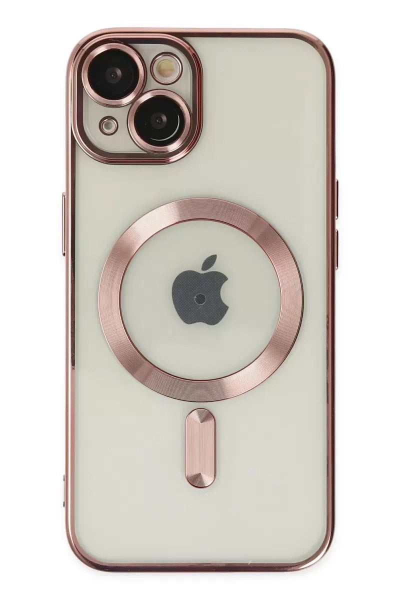 Mey İthalat® iPhone 14 Kılıf Kross Magneticsafe Kapak - Rose