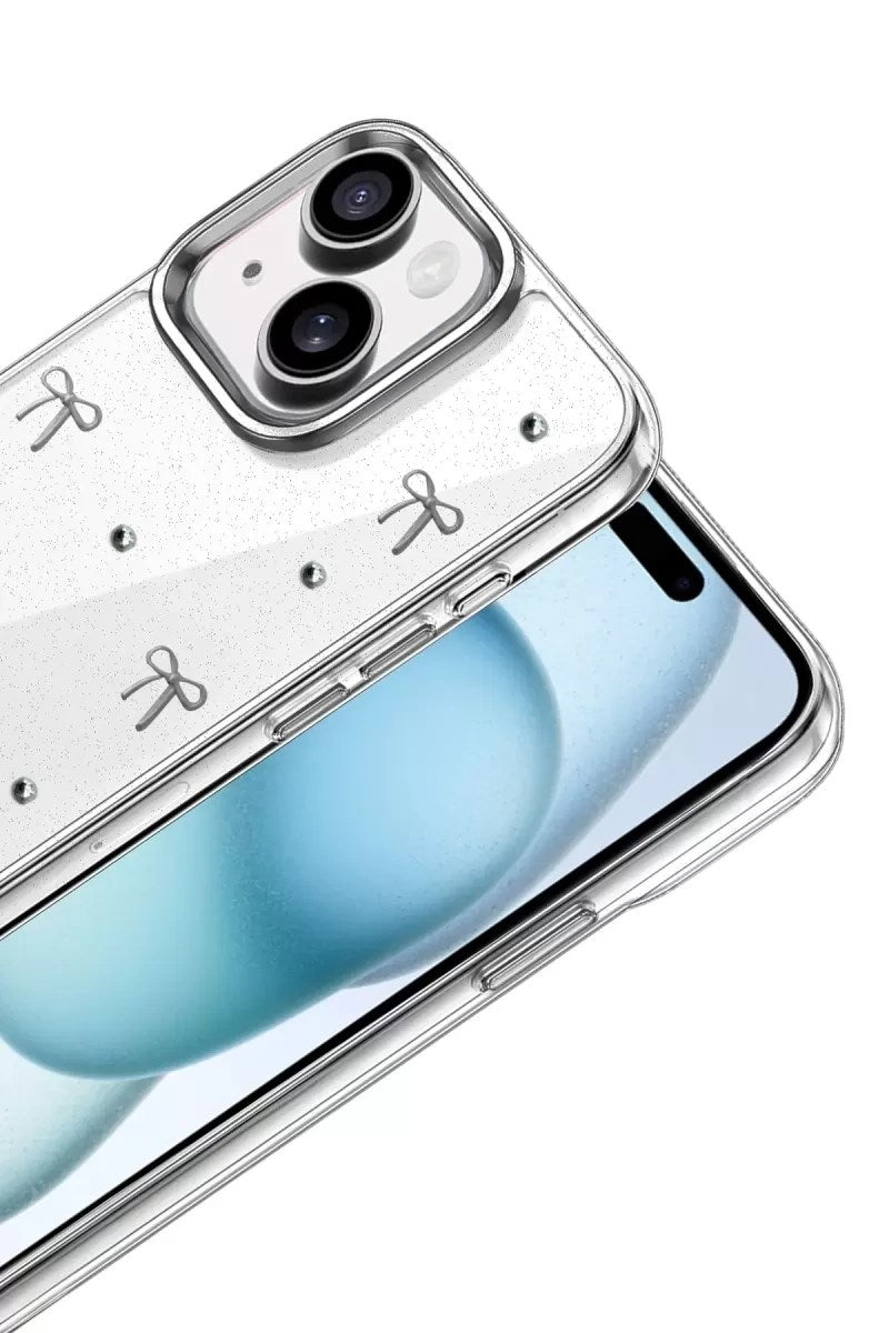 Mey İthalat® iPhone 14 Fiyonk Desenli Kapak - Desen 5