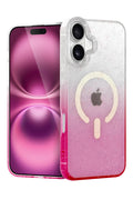 Mey İthalat® iPhone 16 Pummel Shiny Magsafe Kapak - Pembe