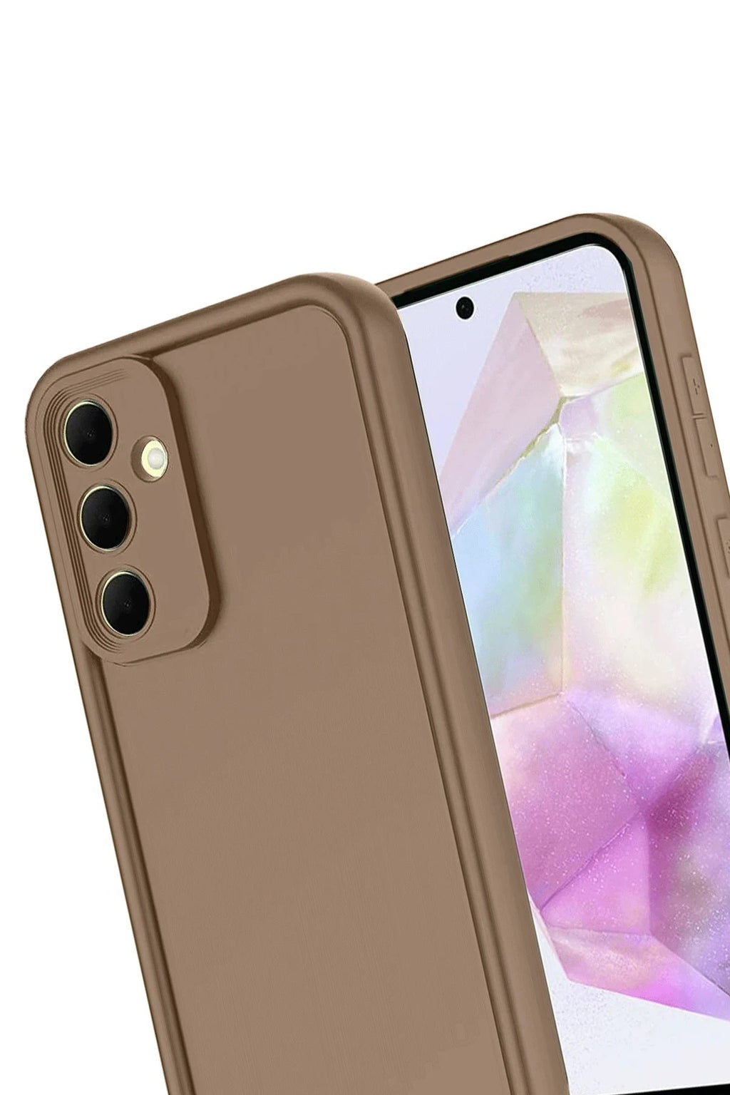 Mey İthalat® Samsung Galaxy A17 5G Viera Silikon - Kahverengi