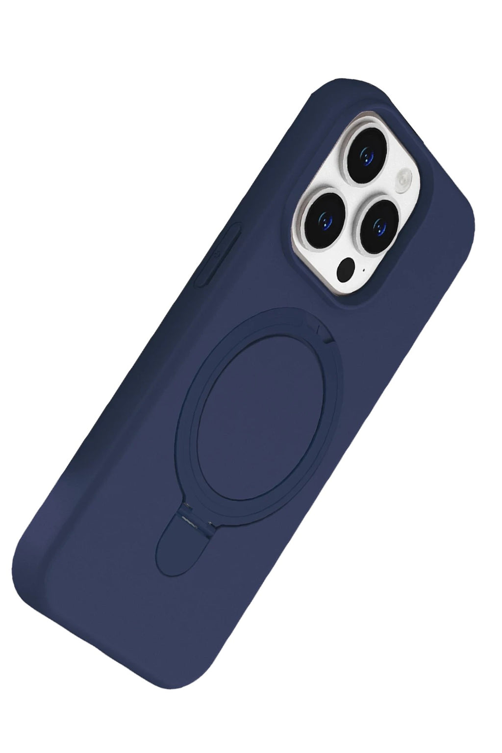 Mey İthalat® iPhone 14 Pro Max Regal Magsafe Standlı Kapak - Lacivert