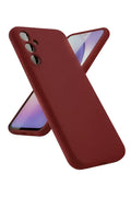 Mey İthalat® Samsung Galaxy A24 4G Kılıf First Silikon - Bordo