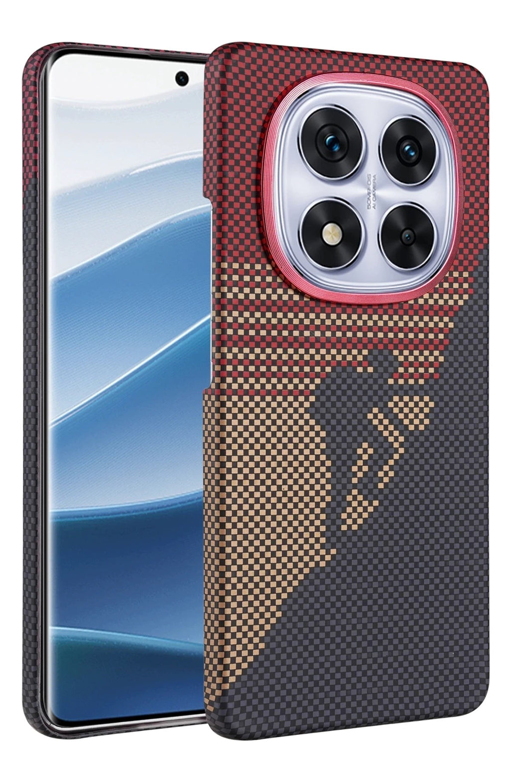 Mey İthalat® Redmi Note 14 Pro Plus Vega Magsafe Kapak - Kırmızı