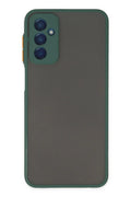 Mey İthalat® Samsung Galaxy M13 Kılıf Montreal Silikon Kapak - Yeşil
