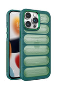 Mey İthalat® iPhone 15 Pro Max Kılıf Airmax Silikon Kapak - Koyu Yeşil
