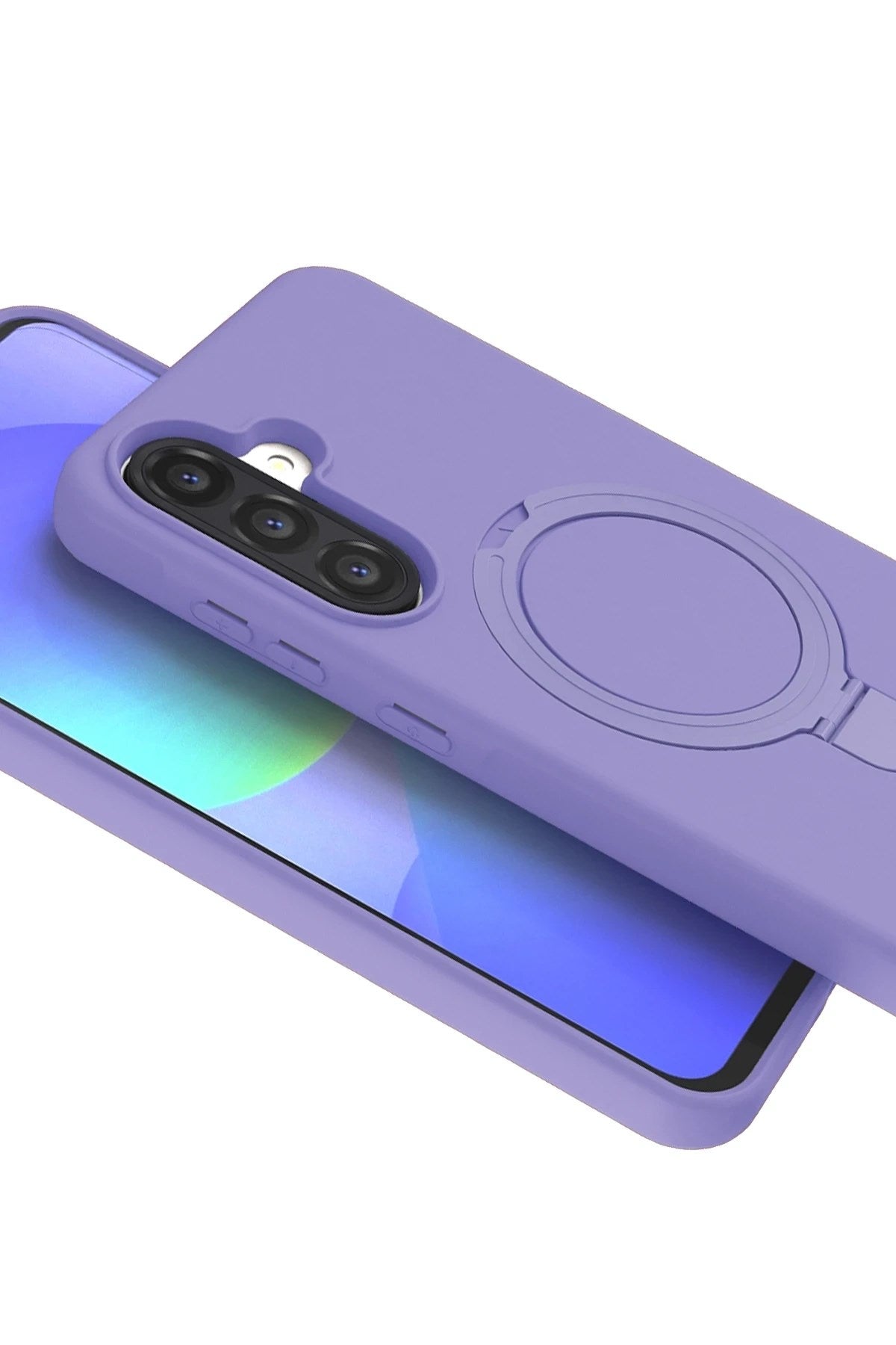 Mey İthalat® Samsung Galaxy A56 Regal Magsafe Standlı Kapak - Lila