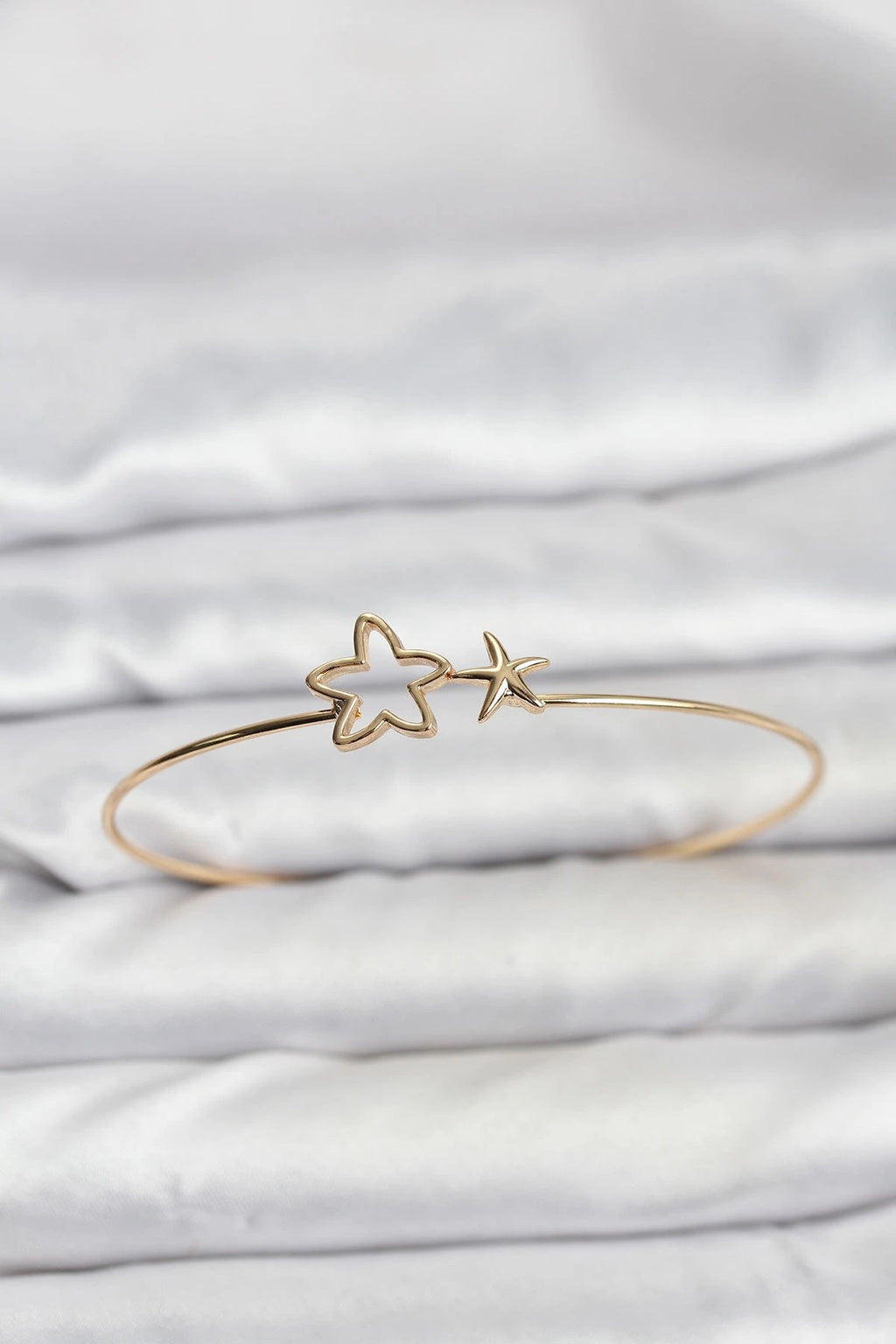 Mey İthalat® Yıldız Model Gold Renk Bileklik