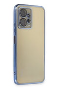 Mey İthalat® Redmi Note 12 4G Kılıf Lensli Silikon - Açık Mavi