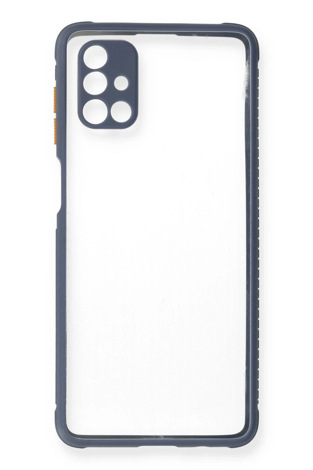 Mey İthalat® Samsung Galaxy M51 Kılıf Miami Şeffaf Silikon - Gri