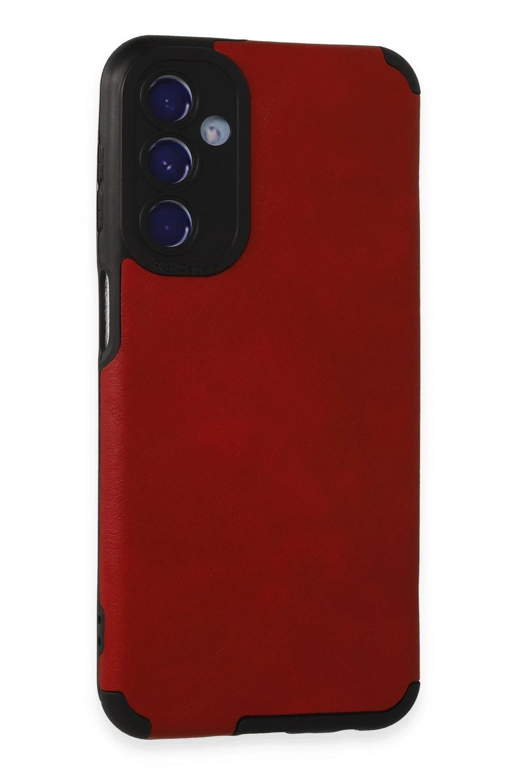 Mey İthalat® Samsung Galaxy M34 5G Kılıf Loop Deri Silikon - Kırmızı