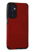 Mey İthalat® Samsung Galaxy M34 5G Kılıf Loop Deri Silikon - Kırmızı