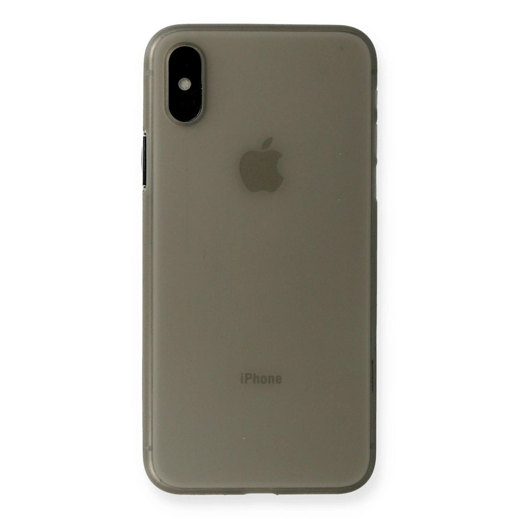 Mey İthalat® iPhone XS Max Kılıf PP Ultra İnce Kapak - Gri