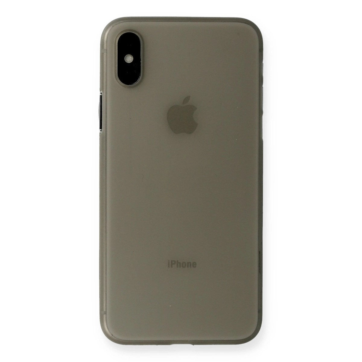 Mey İthalat® iPhone XS Max Kılıf PP Ultra İnce Kapak - Gri