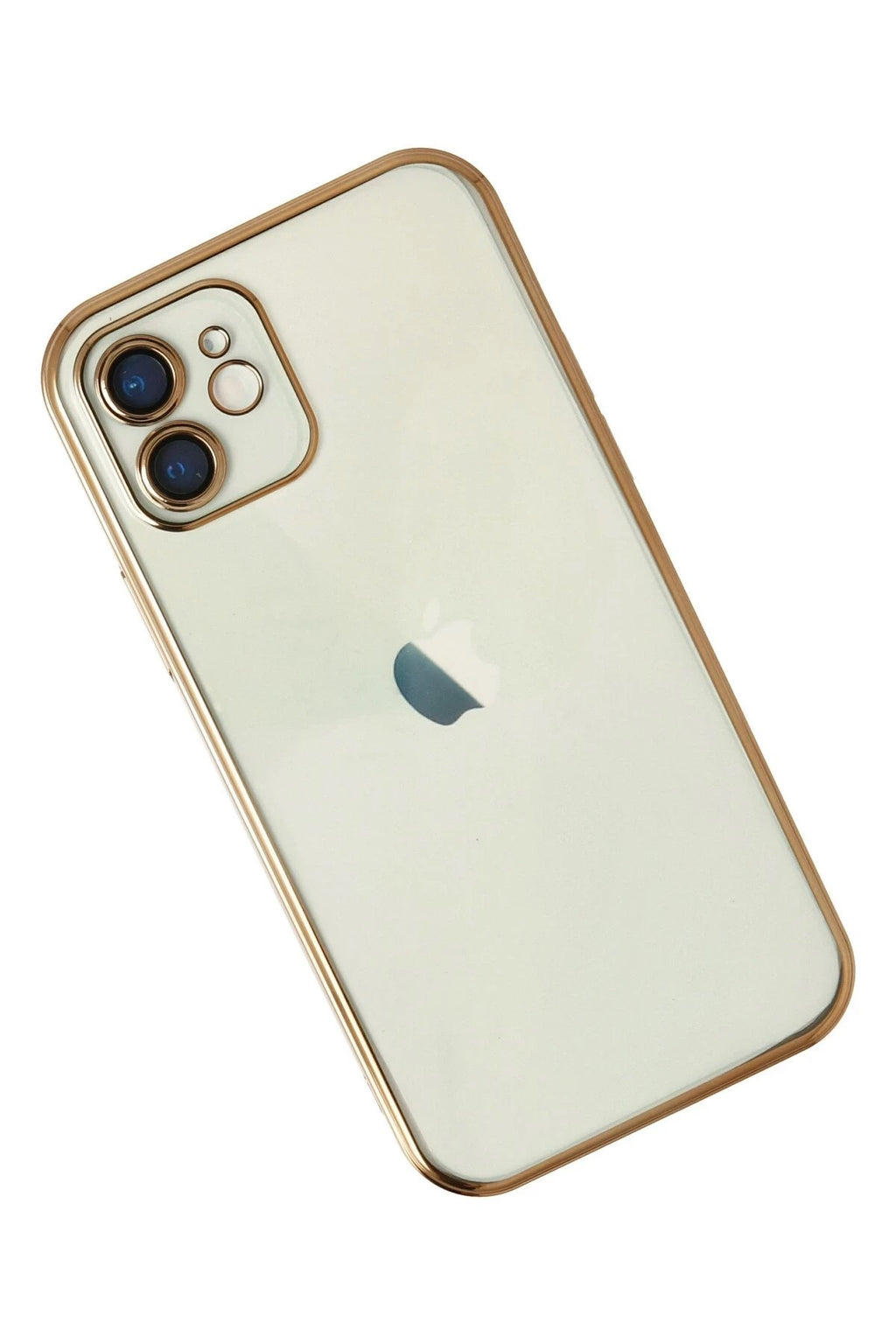 Mey İthalat® iPhone 11 Kılıf Lensli Silikon - Gold