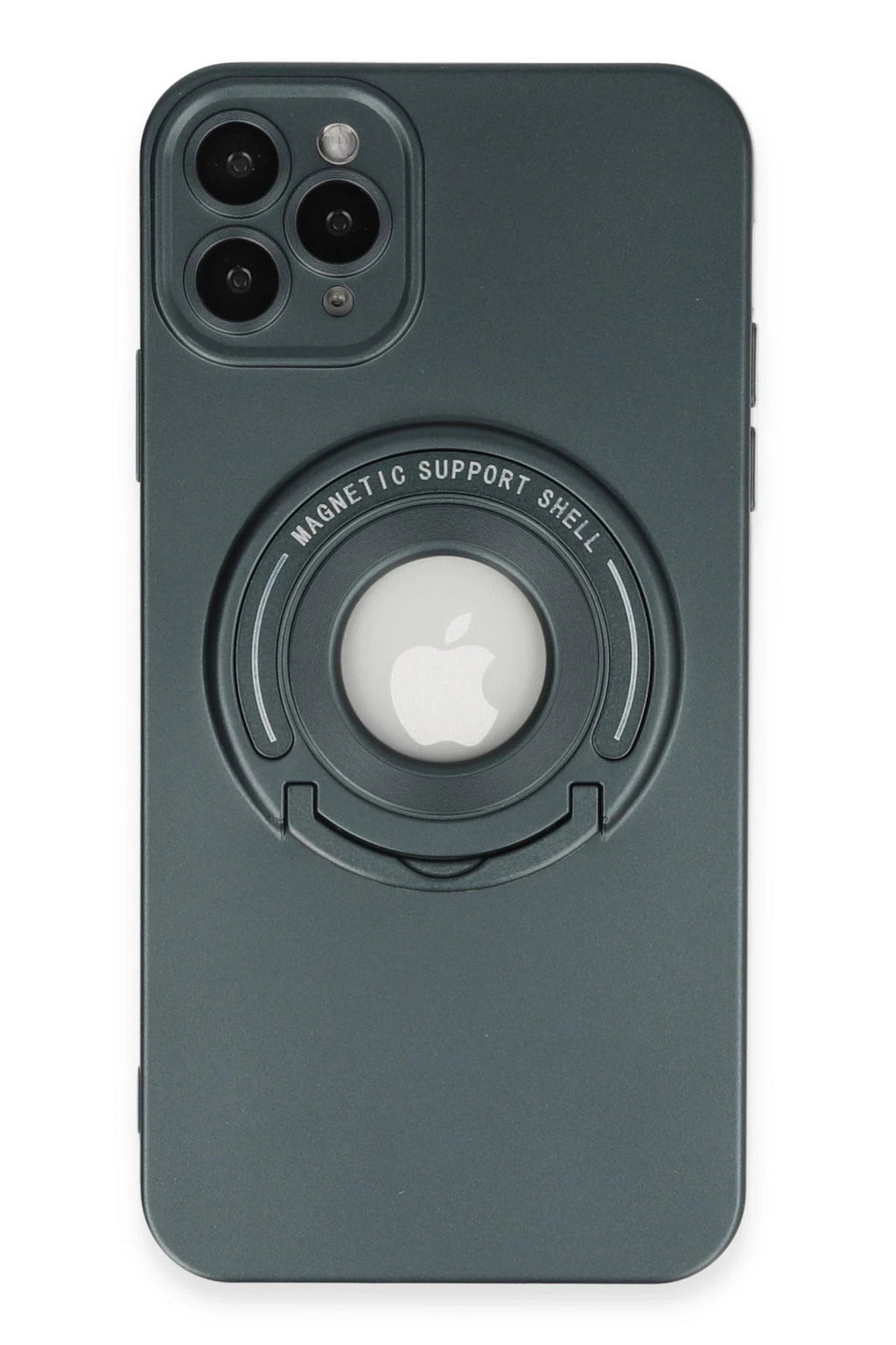 Mey İthalat® iPhone 12 Pro Kılıf Lukka Magneticsafe Kapak - Koyu Yeşil