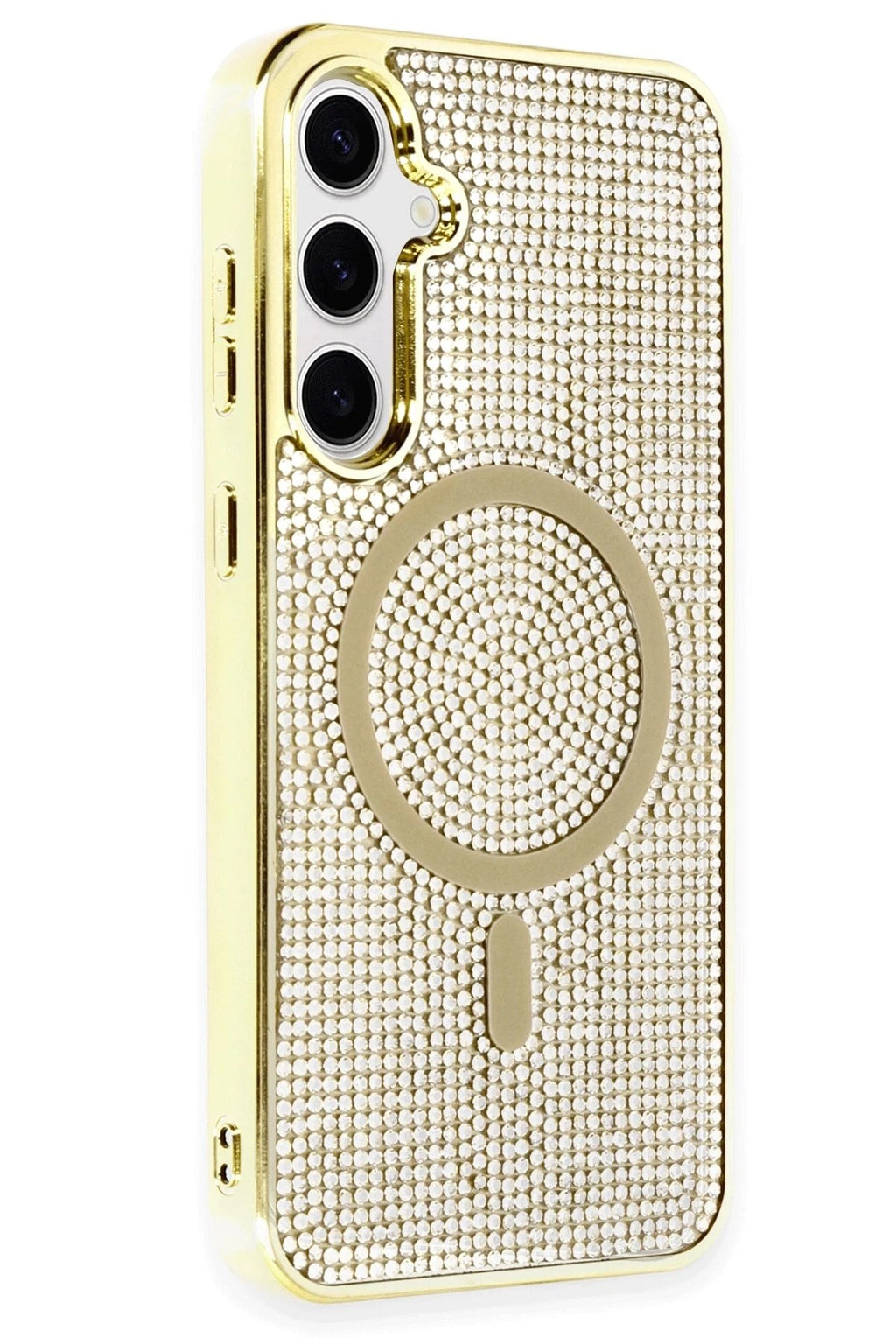 Mey İthalat® Samsung Galaxy S23 Kılıf Helen Magsafe Kapak - Gold