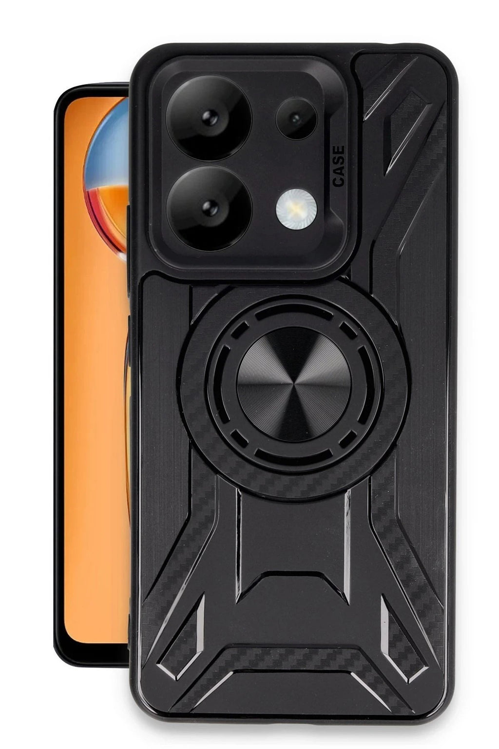 Mey İthalat® Redmi Note 13 Pro 5G Kılıf Lincoln Silikon - Siyah