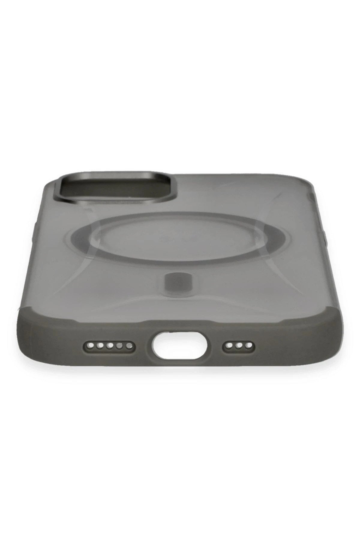 Mey İthalat® iPhone 12 Hilton Magsafe Kapak - Titan Gri