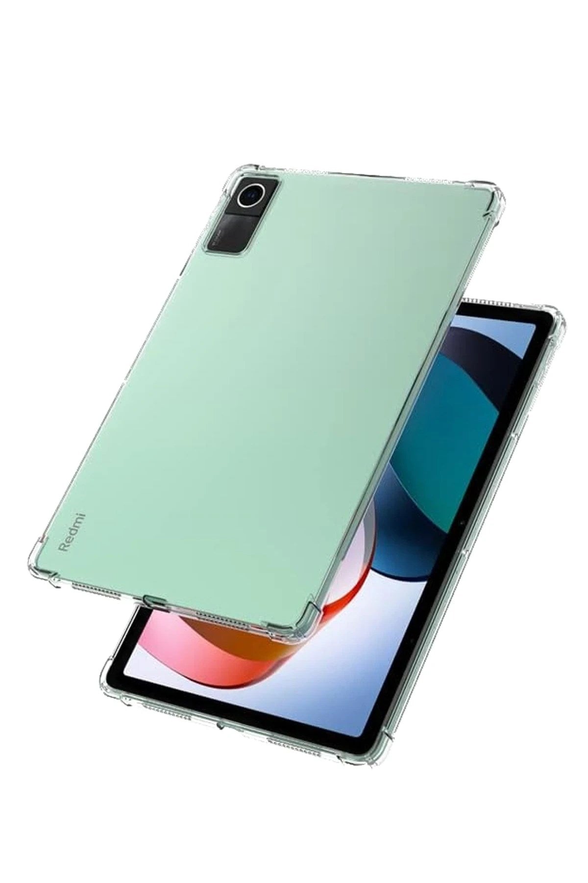 Mey İthalat® Redmi Pad SE Kılıf Anti Shock Tablet Silikon - Şeffaf