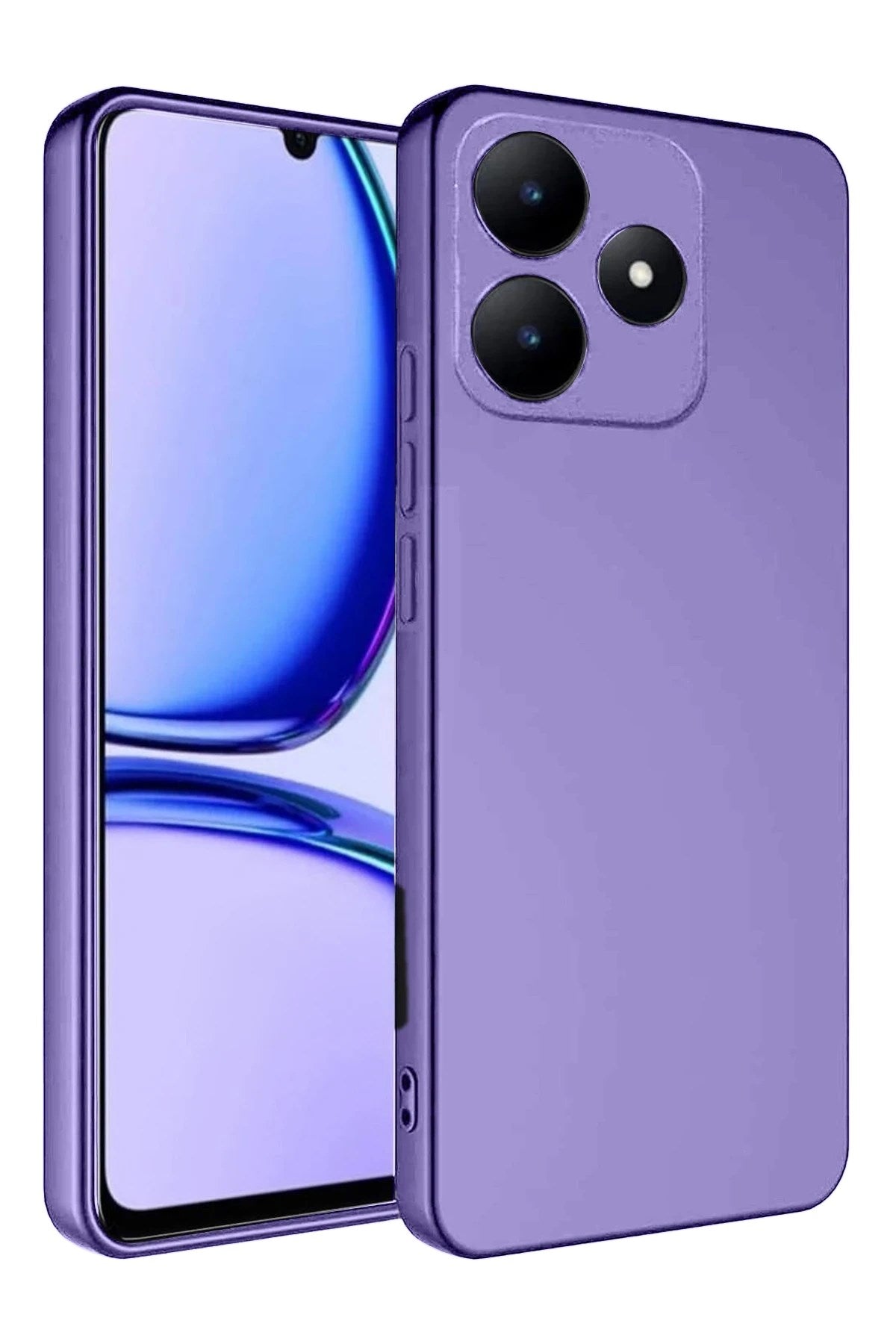 Mey İthalat® Realme C61 Kılıf First Silikon - Lila