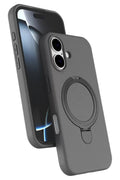 Mey İthalat® iPhone 17 Regal Magsafe Standlı Kapak - Titan Gri