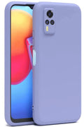 Mey İthalat® Vivo Y53S Kılıf Nano içi Kadife Silikon - Lila
