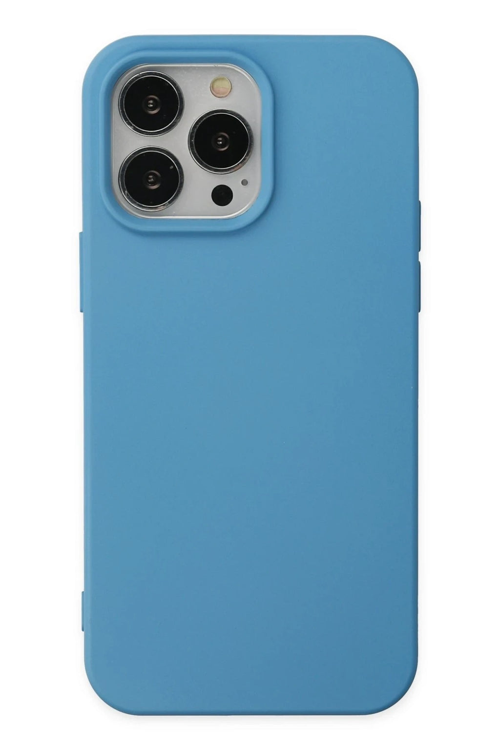 Mey İthalat® iPhone 14 Pro Kılıf Nano içi Kadife Silikon - Mavi