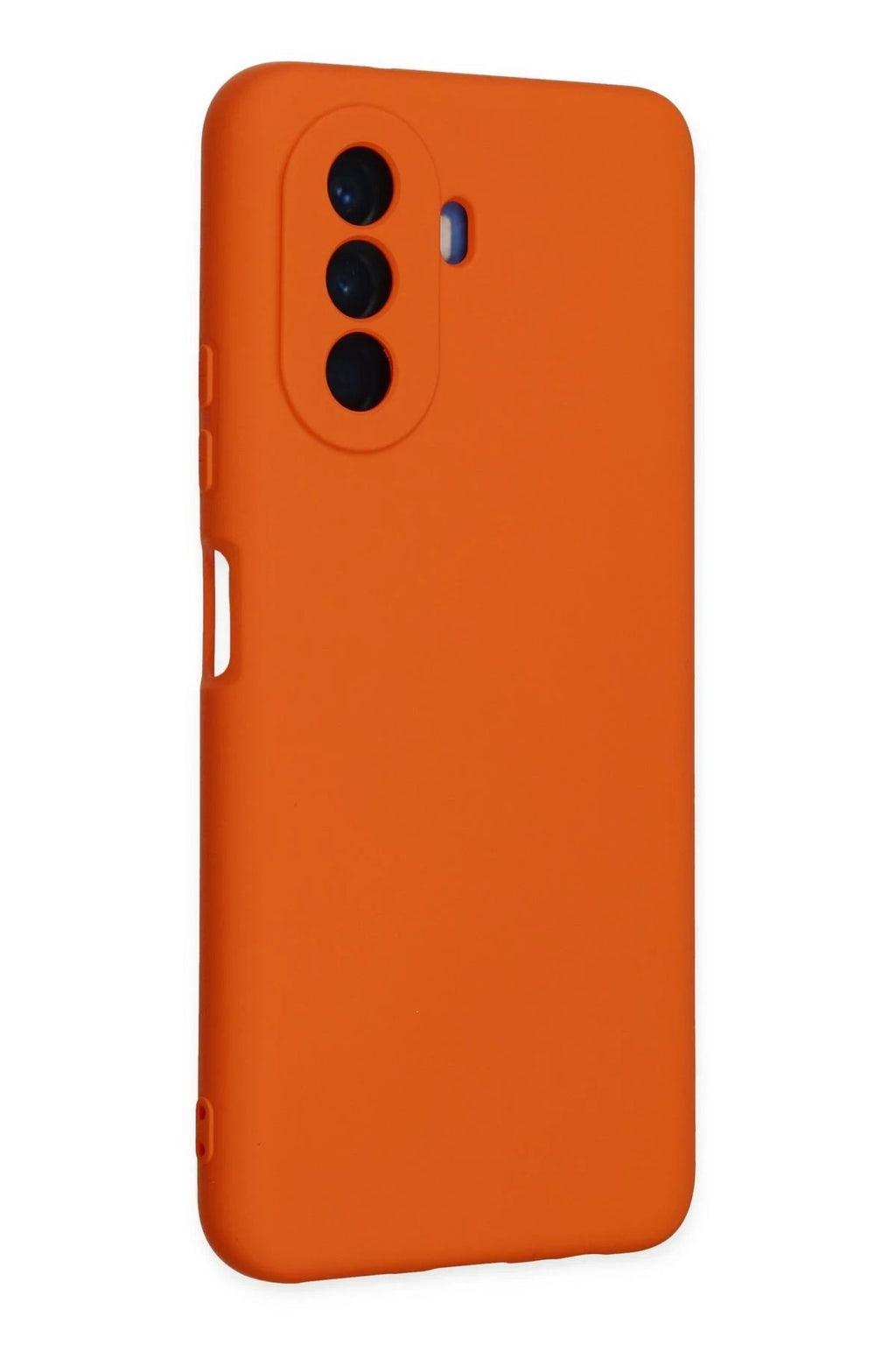 Mey İthalat® Huawei Nova Y70 Kılıf Nano içi Kadife Silikon - Turuncu