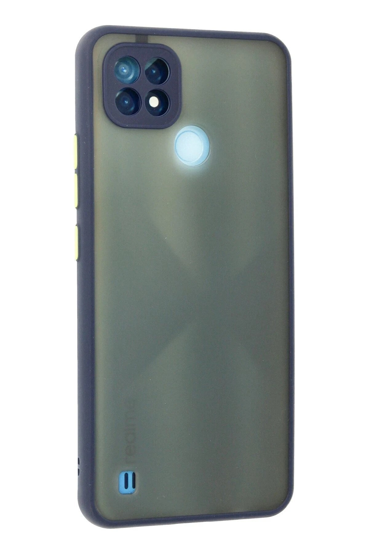 Mey İthalat® Realme C21 Kılıf Montreal Silikon Kapak - Lacivert