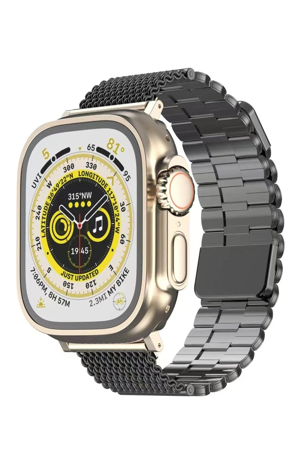 Mey İthalat® Watch 42mm Ascend Metal Kordon - Gri