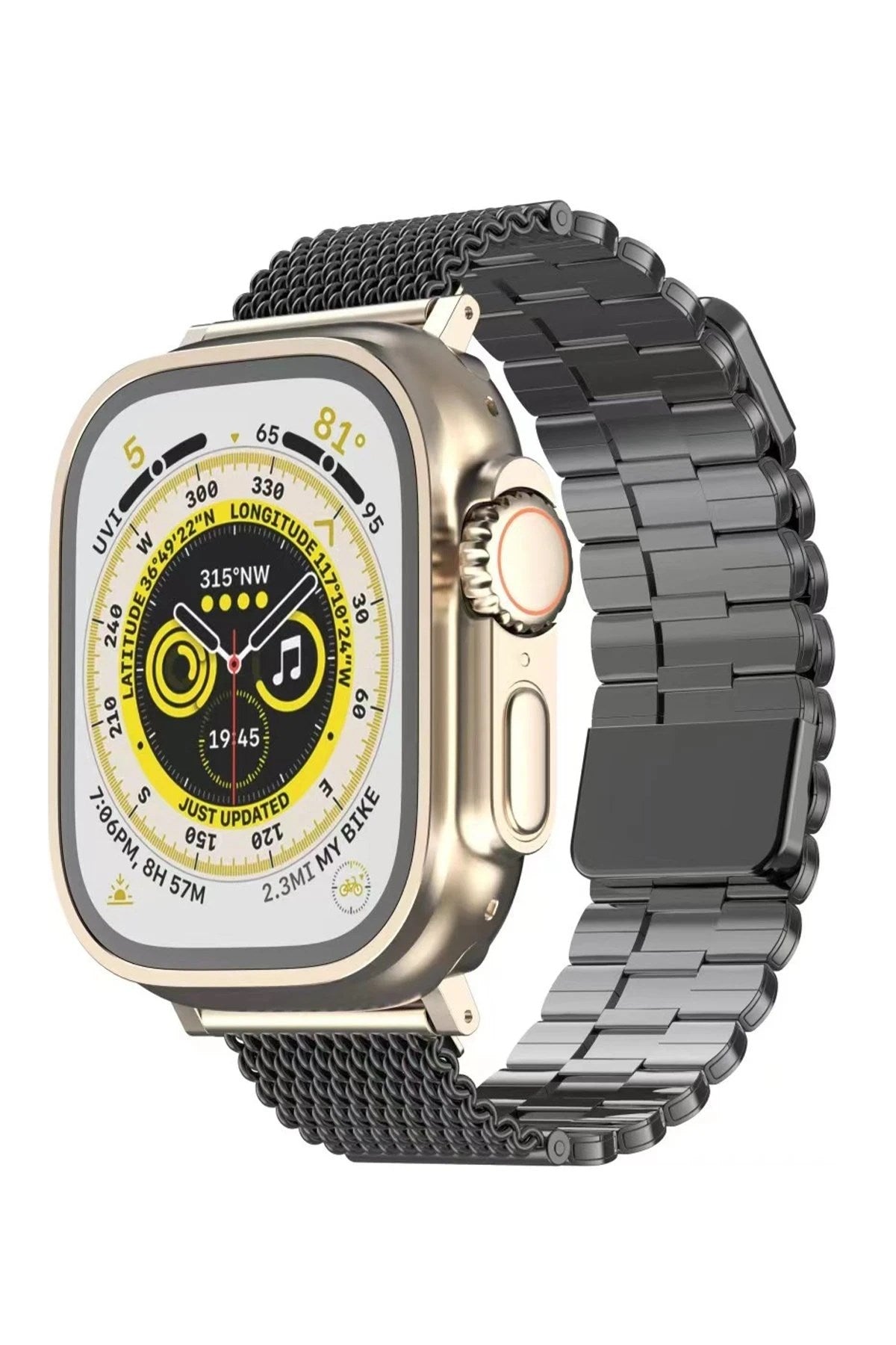 Mey İthalat® Watch 42mm Ascend Metal Kordon - Gri