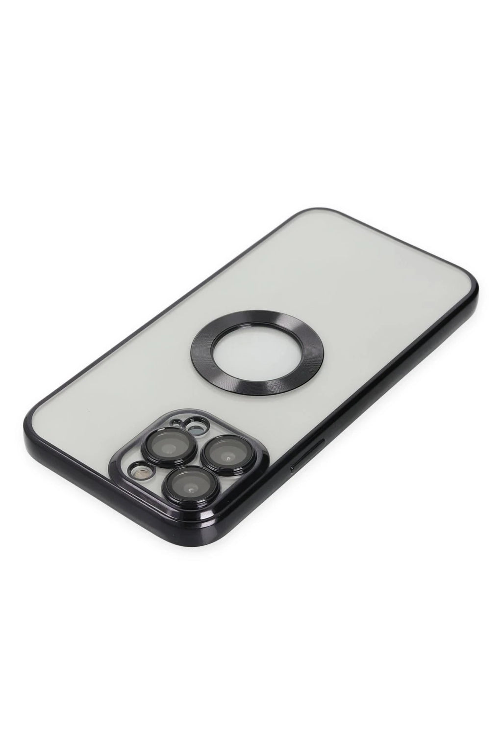 Mey İthalat® iPhone 13 Pro Kılıf Slot Silikon - Siyah